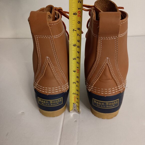 L.L. Bean Women’s Bean Boots Blue Bottom Waterproof Duck Boots Size 6M EUC - Picture 10 of 15
